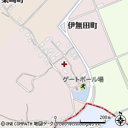 熊本県宇土市伊無田町334周辺の地図