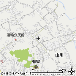 長崎県南島原市有家町山川801周辺の地図