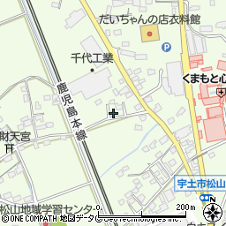 まちパンＬａｂ宇土店周辺の地図