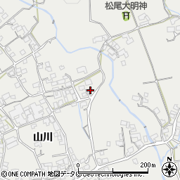 長崎県南島原市有家町山川852-1周辺の地図