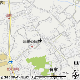 長崎県南島原市有家町山川1081周辺の地図