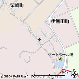 熊本県宇土市伊無田町341周辺の地図