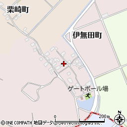 熊本県宇土市伊無田町338周辺の地図