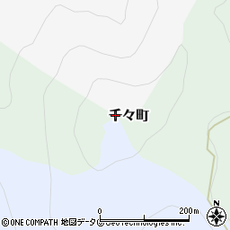 八郎岳周辺の地図