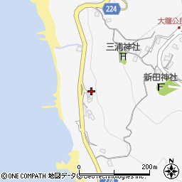 長崎県長崎市大籠町736周辺の地図
