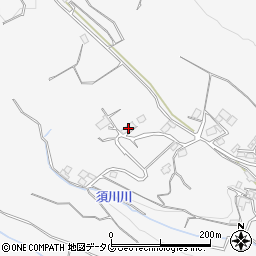 長崎県南島原市西有家町里坊723周辺の地図