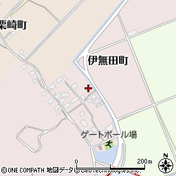 熊本県宇土市伊無田町297周辺の地図