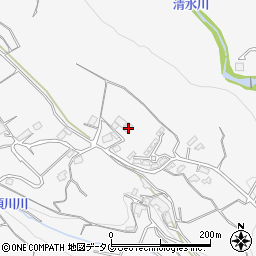 長崎県南島原市西有家町里坊542周辺の地図