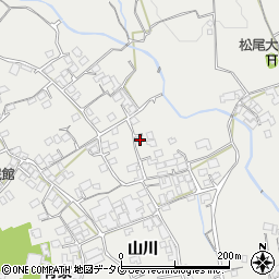 長崎県南島原市有家町山川827-3周辺の地図