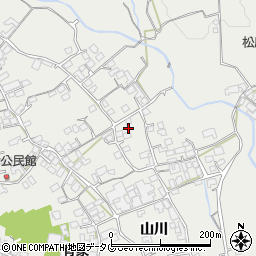 長崎県南島原市有家町山川822-6周辺の地図