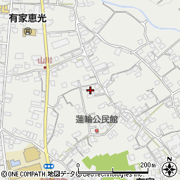 長崎県南島原市有家町山川1092-5周辺の地図