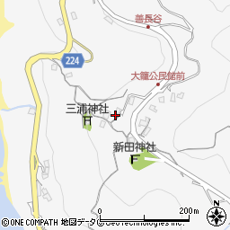 長崎県長崎市大籠町804周辺の地図