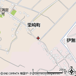 熊本県宇土市栗崎町12周辺の地図
