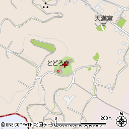 熊本県宇土市栗崎町736-1周辺の地図