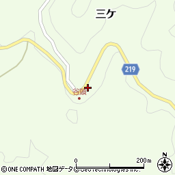 熊本県上益城郡山都町三ケ695周辺の地図