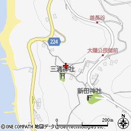 長崎県長崎市大籠町772周辺の地図