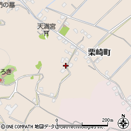 熊本県宇土市栗崎町280周辺の地図