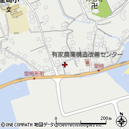 堂崎郵便局周辺の地図
