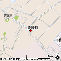 熊本県宇土市栗崎町3周辺の地図