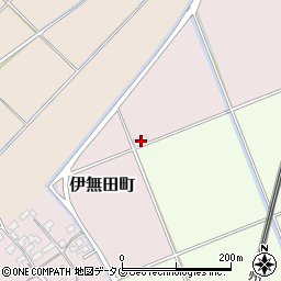 熊本県宇土市伊無田町50周辺の地図