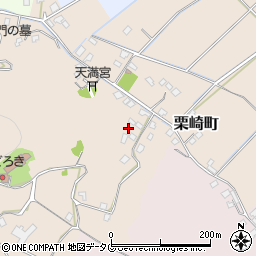 熊本県宇土市栗崎町369周辺の地図