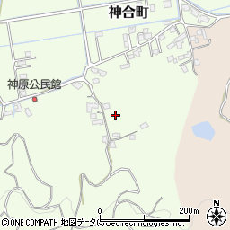熊本県宇土市神合町675周辺の地図