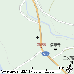 宮崎県西臼杵郡五ヶ瀬町三ヶ所8613周辺の地図