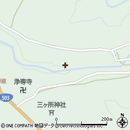 宮崎県西臼杵郡五ヶ瀬町三ヶ所周辺の地図