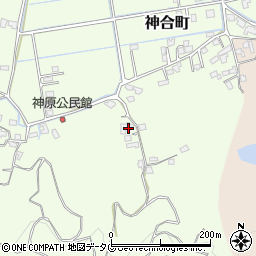 熊本県宇土市神合町630周辺の地図