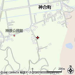熊本県宇土市神合町677周辺の地図