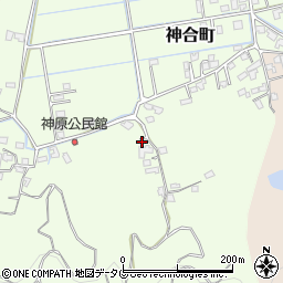 熊本県宇土市神合町627周辺の地図