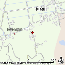 熊本県宇土市神合町303周辺の地図