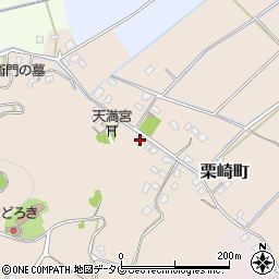 熊本県宇土市栗崎町377周辺の地図