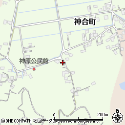 熊本県宇土市神合町625周辺の地図