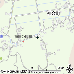 熊本県宇土市神合町626周辺の地図
