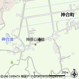 熊本県宇土市神合町313周辺の地図