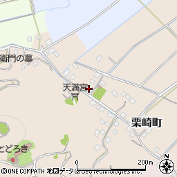 熊本県宇土市栗崎町236周辺の地図