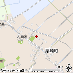 熊本県宇土市栗崎町240周辺の地図