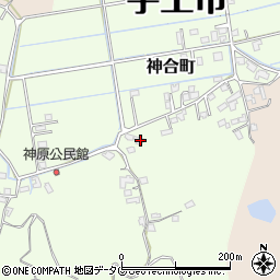 熊本県宇土市神合町309周辺の地図