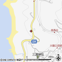 長崎県長崎市大籠町136周辺の地図