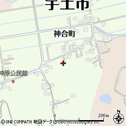 熊本県宇土市神合町290周辺の地図