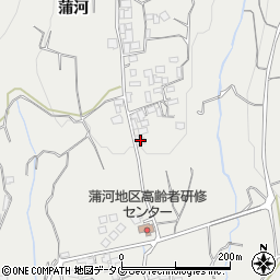 長崎県南島原市有家町蒲河1392周辺の地図