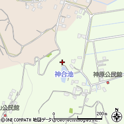 熊本県宇土市神合町394周辺の地図