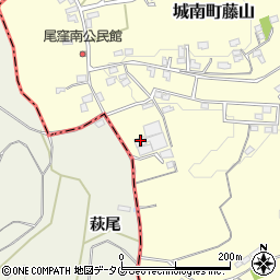 熊本県熊本市南区城南町藤山3329周辺の地図