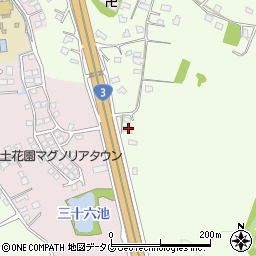 熊本県宇土市立岡町668周辺の地図