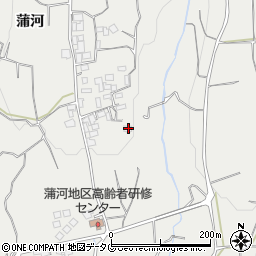 長崎県南島原市有家町蒲河1386周辺の地図