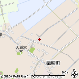 熊本県宇土市栗崎町150周辺の地図