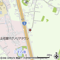 熊本県宇土市立岡町670周辺の地図