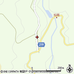 熊本県上益城郡山都町三ケ1110周辺の地図