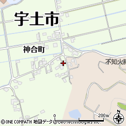 熊本県宇土市神合町699周辺の地図